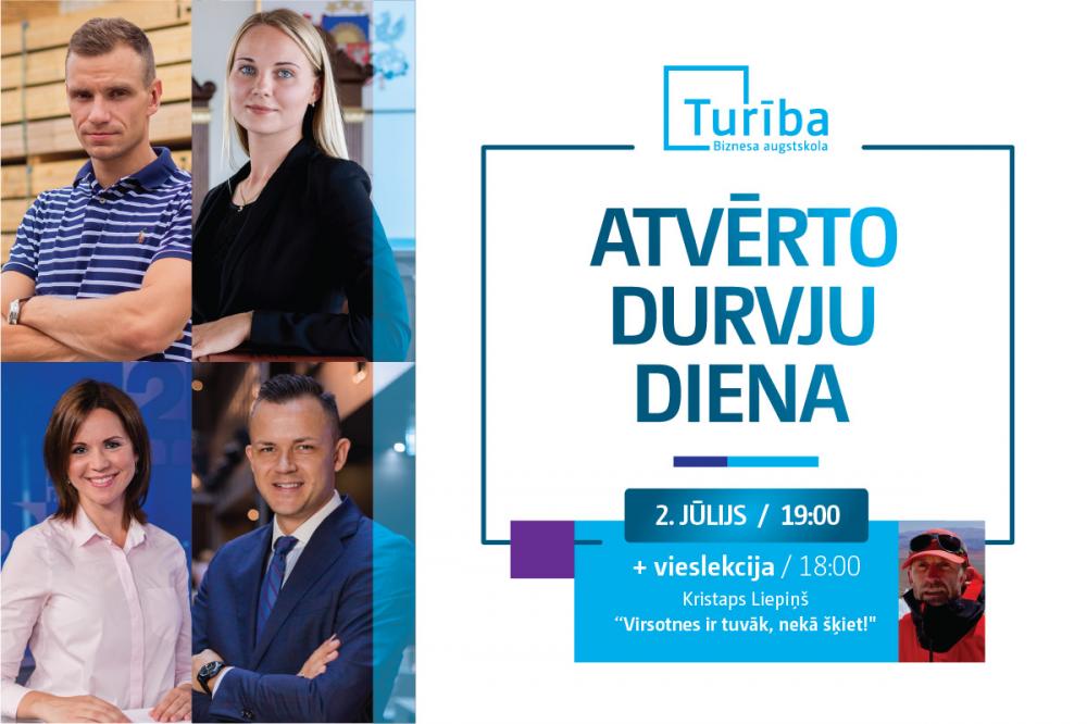 Atvērto Durvju Diena - Pasākumi - Biznesa Augstskola Turība